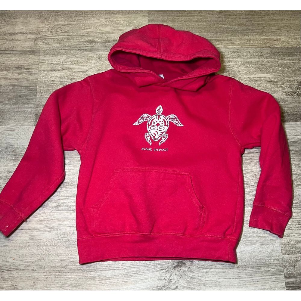 Maui Hawaii kid's‎ medium pink hoodie